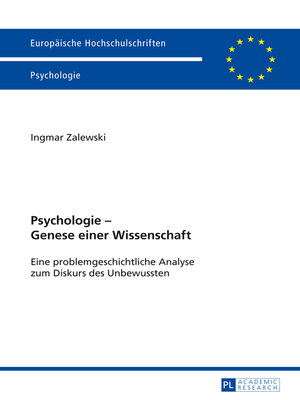 cover image of Psychologie – Genese einer Wissenschaft